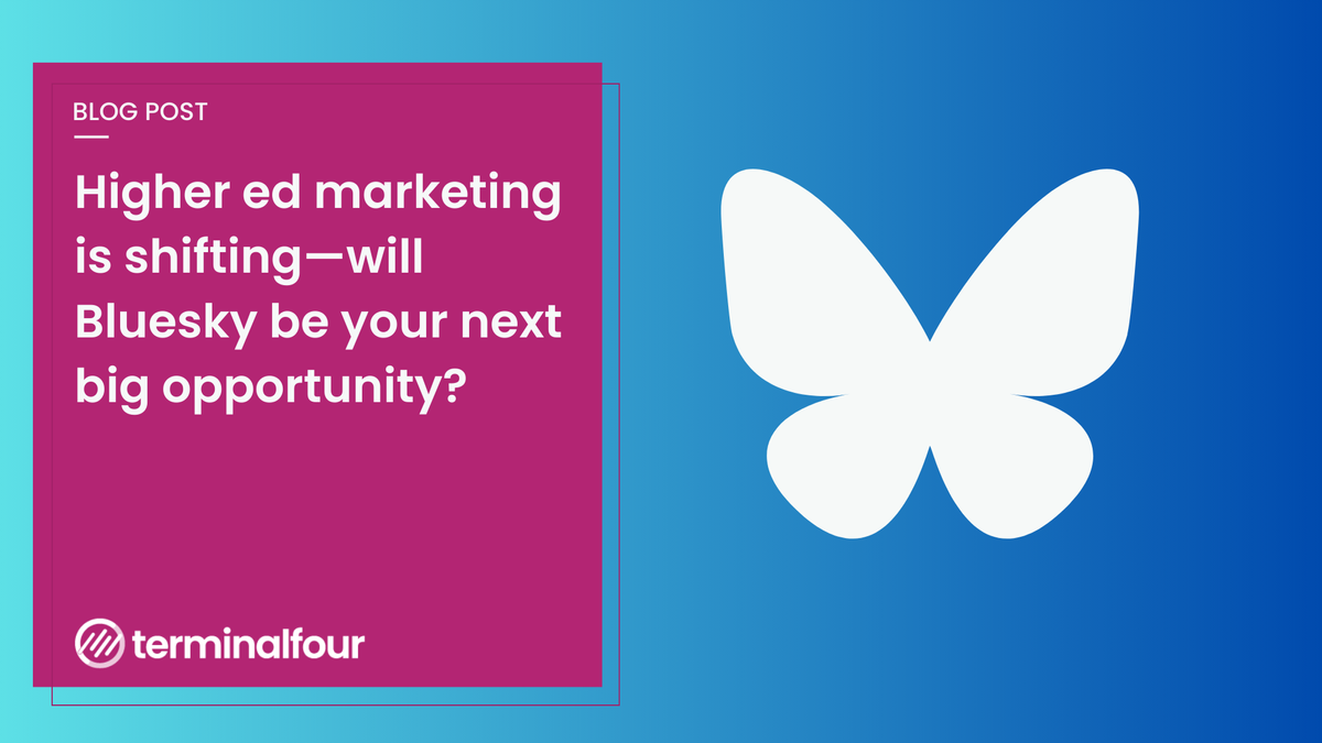 Social media is evolving rapidly, with platforms like Bluesky and Threads emerging as alternatives to X (formerly Twitter). As decentralized networks gain traction, higher ed marketers have to adapt. This week, we look at Bluesky and its relevance in student engagement and higher ed marketing.