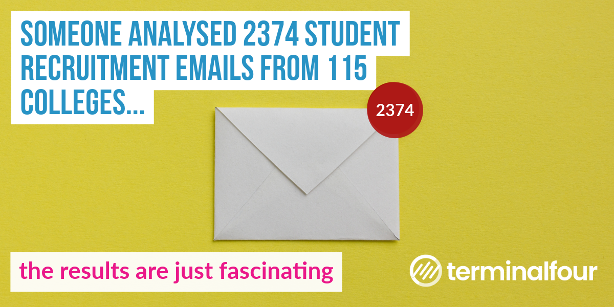 A prospective student from the United States has analyzed 2,374 emails he received from 115 institutions. The results are fascinating!