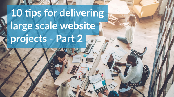 This is part two of our advice on running large scale web projects. In this post we have compiled 5 top tips from the TERMINALFOUR project team.