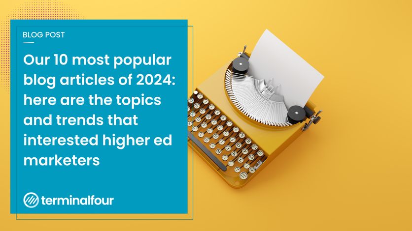 What higher education trends were you reading about in 2024? blog Post feature image