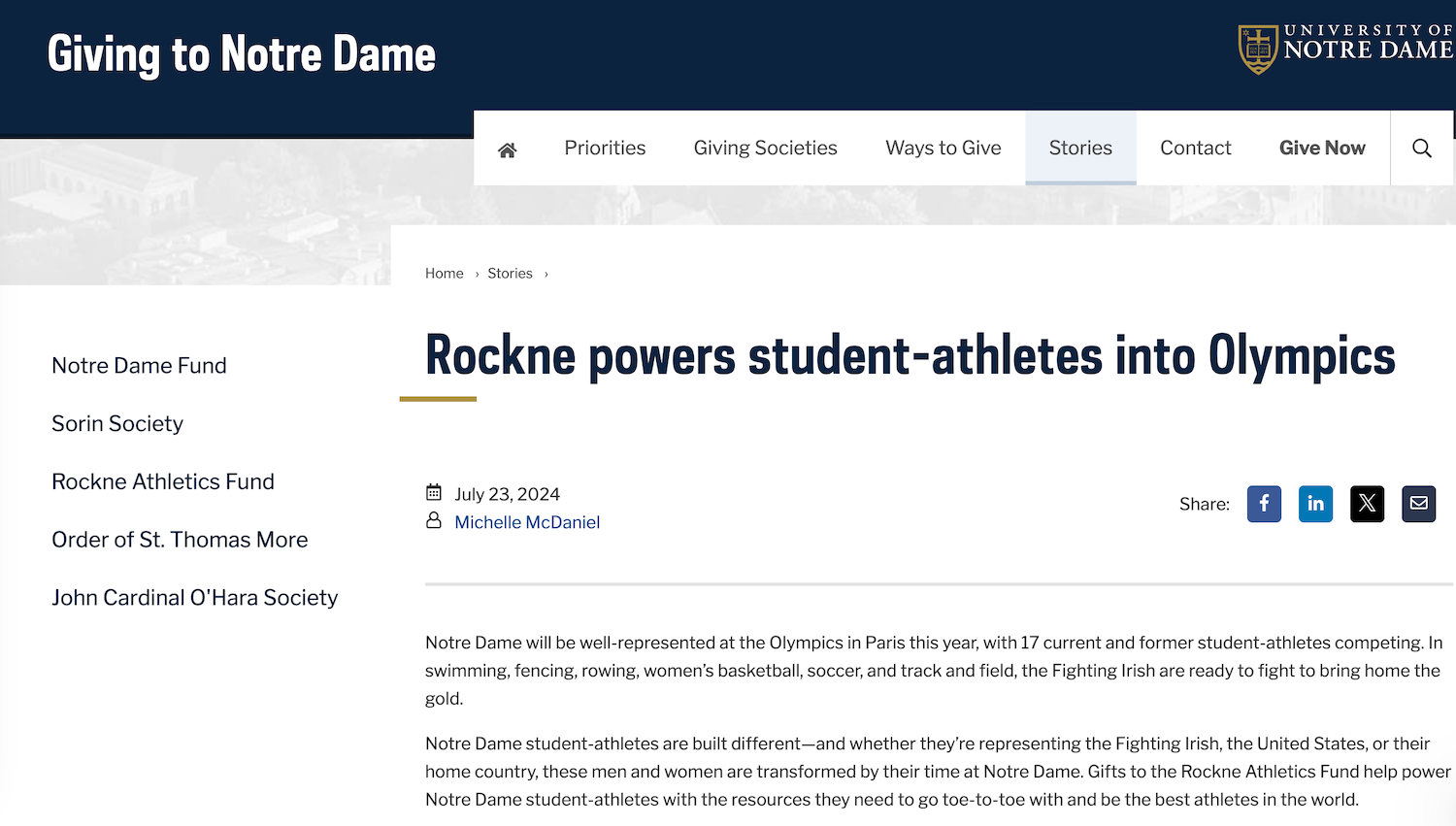 Higher ed marketing the olympics